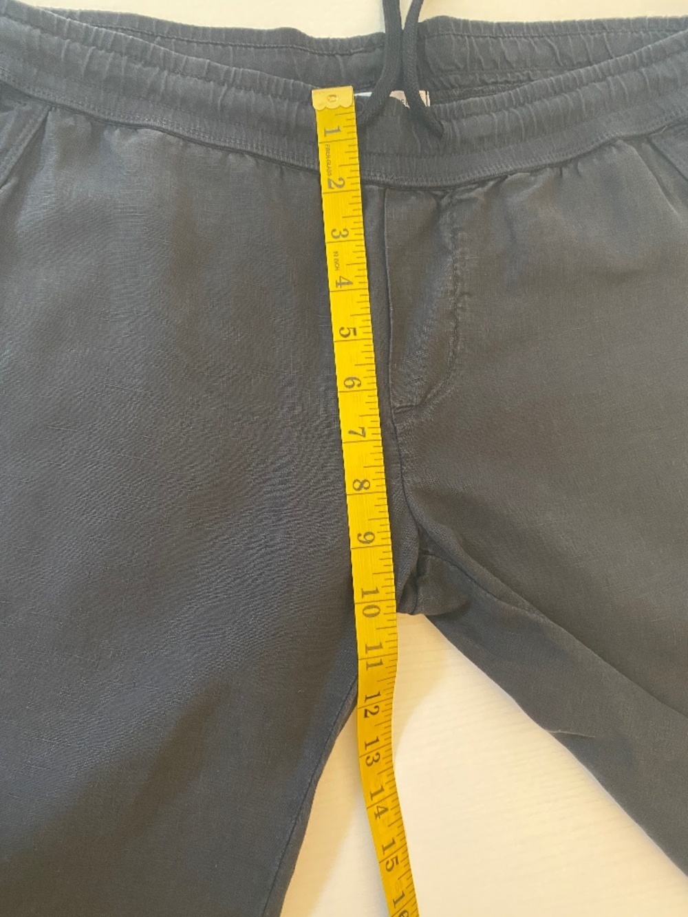JAMES PERSE Made in USA Relaxed Linen Pants Drawstring in Black Size 2 (Medium) - Picture 14 of 15